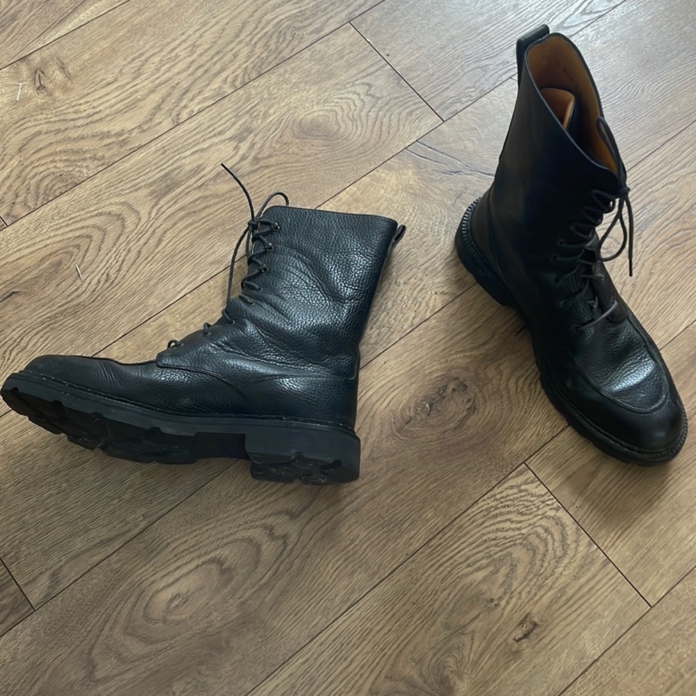 Cole Haan black leather boots